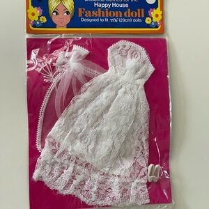Happy House Fashion Doll White Wedding Dress Barbie Clone